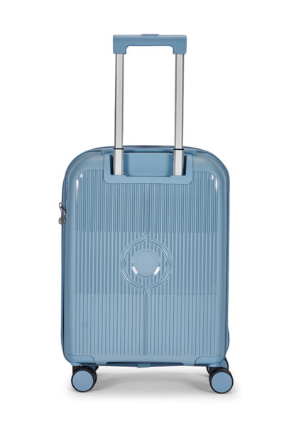 طقم شنط سفر بولي بروبيلين ليمرا، 4 مقاسات، 4 عجلات، بزاوية 360 درجة، LMA-PP525 - ازرق product image 5