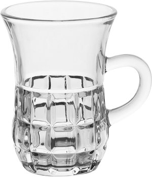 طقم بيالات شاي زجاج ماكس السيف غاليري، بيد، 6 قطعة - شفاف product image 2