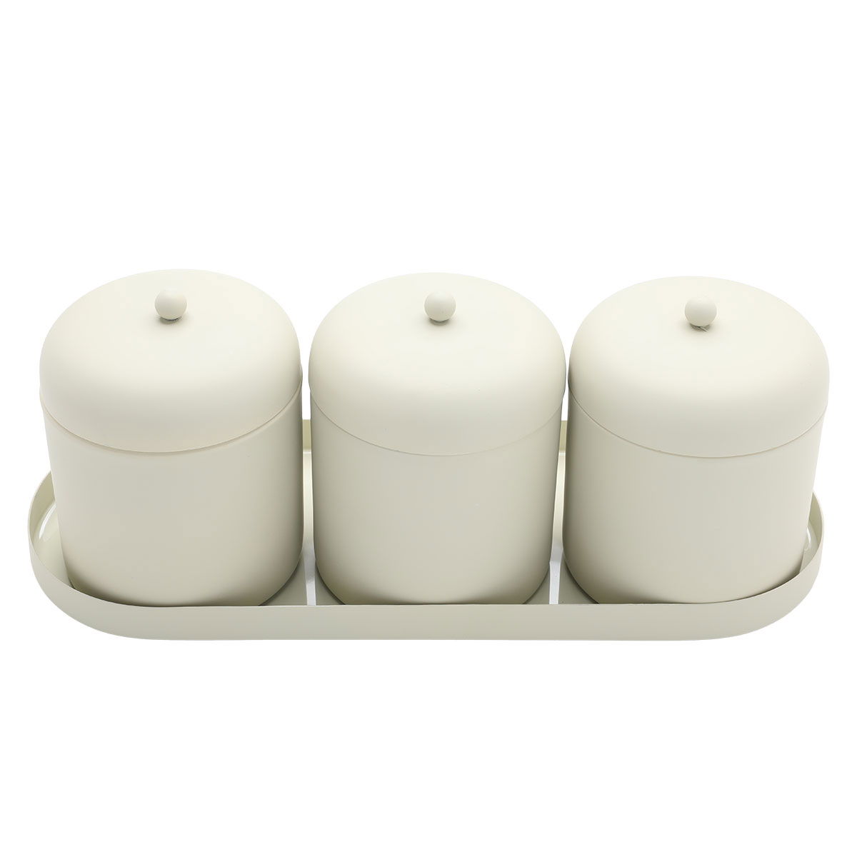 Al Saif Gallery steel box set, 34 x 17 x 15 cm, with topper, 4 pieces - beige product image 2