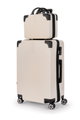طقم شنط سفر ABS ليمرا، 4 مقاسات، 4 عجلات، زاويه 360 درجة، OT-3077 - بيج product image 2