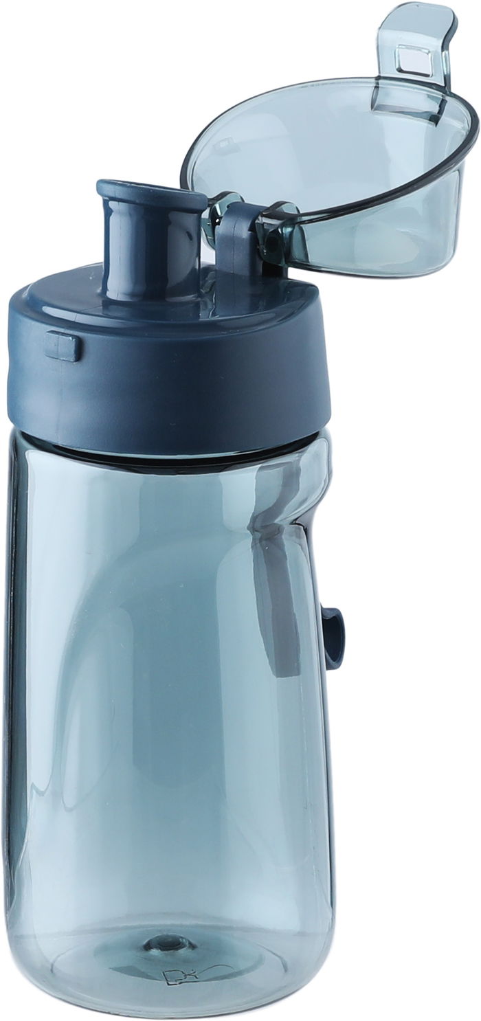 مطارة بلاستيك للاطفال مع مصفاة سيفسو، 370 مل - ازرق شفاف product image 2