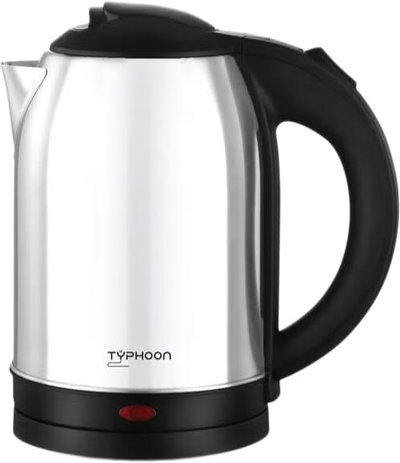 غلاية كهربائية تايفون، 1500 واط، 1.8 لتر، TY-01-012 - اسود فضي product image 2