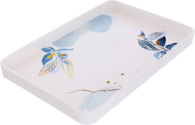 Al Saif Gallery plastic serving tray, 35 x 23 x 3 cm, rectangle - white product image 2