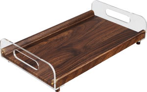 Al Saif Gallery Wooden tray, 38x22x8.5 cm - Wooden product image 2