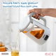 غلاية ماء زجاج إديسون، 1.7 لتر، 1850-2200 واط، لوحة رقمية - أبيض product image 5