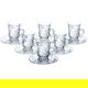Al Saif Gallery Crystal Serving Set and Cups, 18 Pieces - Clear product image 3