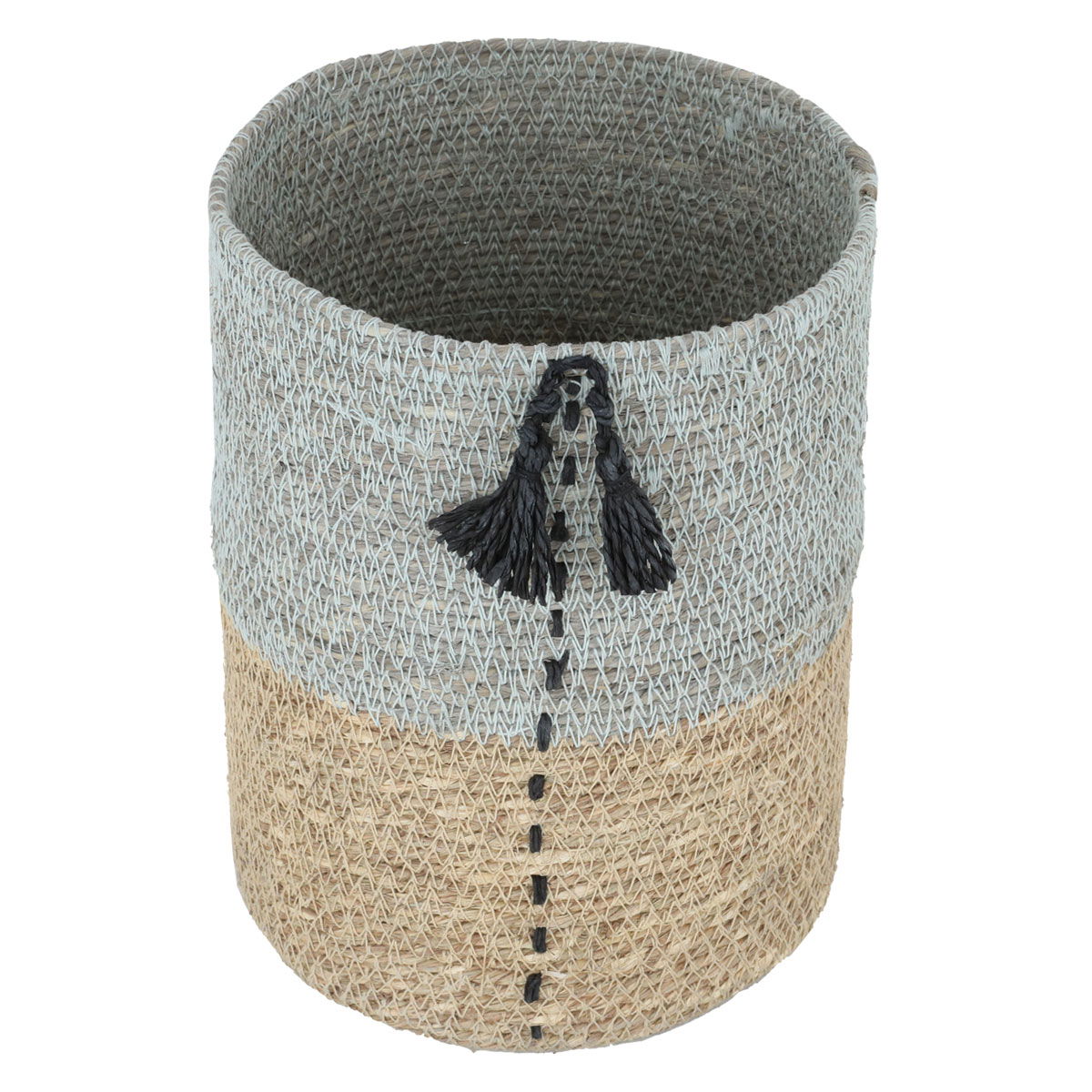 سلة تخزين خوص انديا السيف غاليري، 21 سم - بيج product image 2
