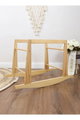 سرير موسى قطن فان مومنت، 76×42×76 سم، حامل هزاز - ابيض بيج product image 4
