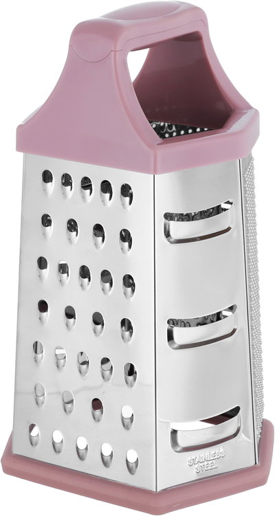 Al Saif Gallery Steel grater, 6 faces - silver and rose product image 3