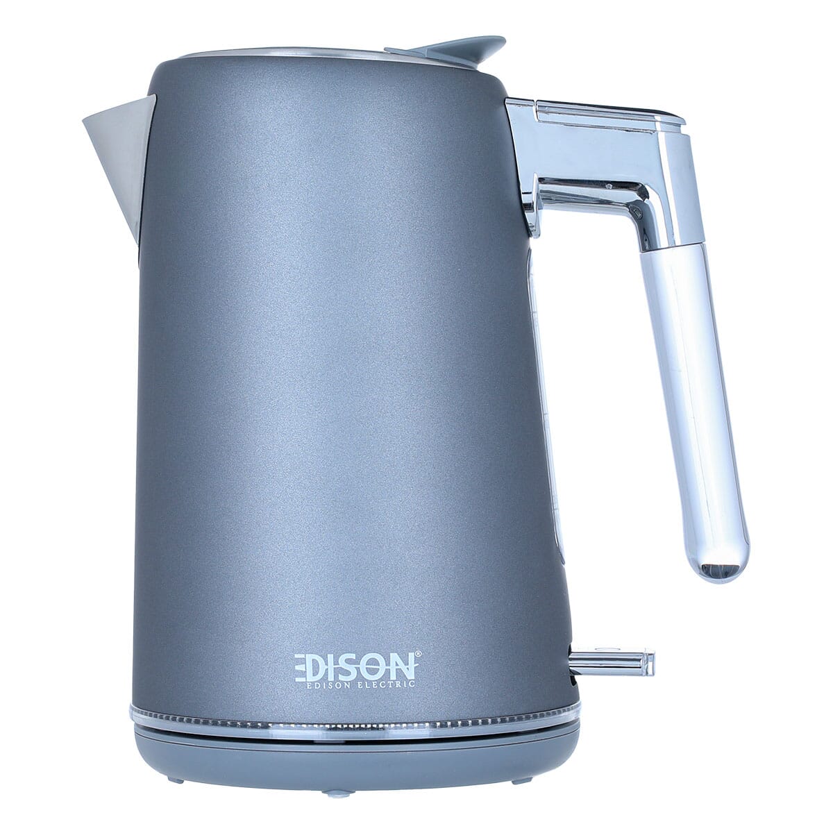 Edison Electric Kettle Steel WK-2020, 1.7 Liter, 2200 Watt - Black Silver product image 1