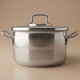 Korkmaz Steel Astra 2 Pot, 3.3 L, 22 cm - Silver product image 1