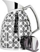 Al Saif Gallery Andalusia thermos set, 0.75/1 liter, glass inner container, plastic outer shell - black and silver product image 6