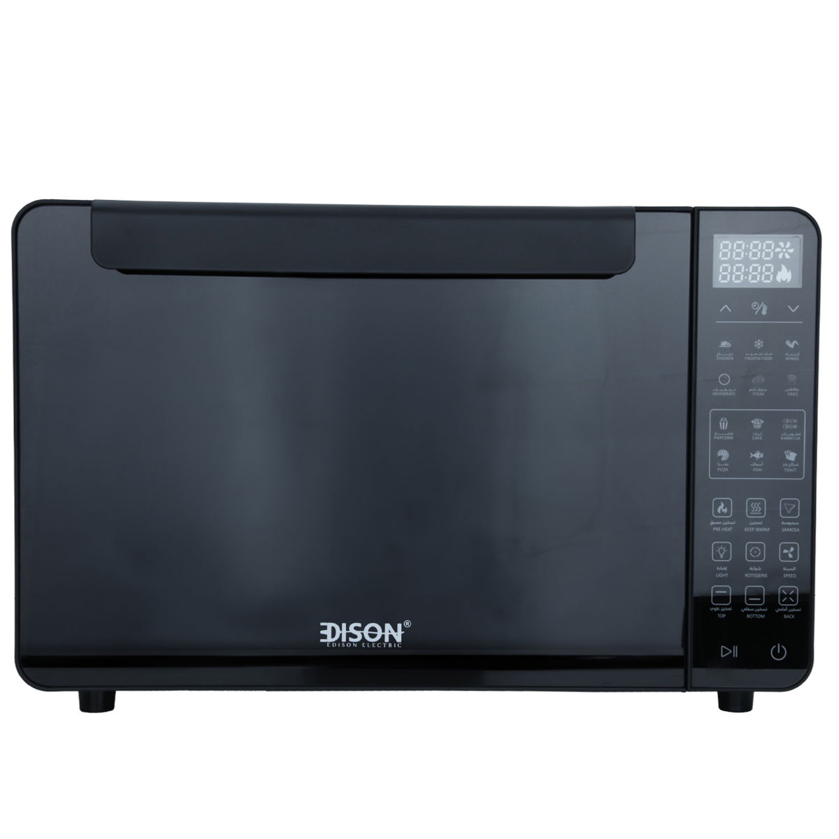 Edison Air Fryer & Oven, 14 Functions, 24 Liters, 1900 Watts - Black product image 1