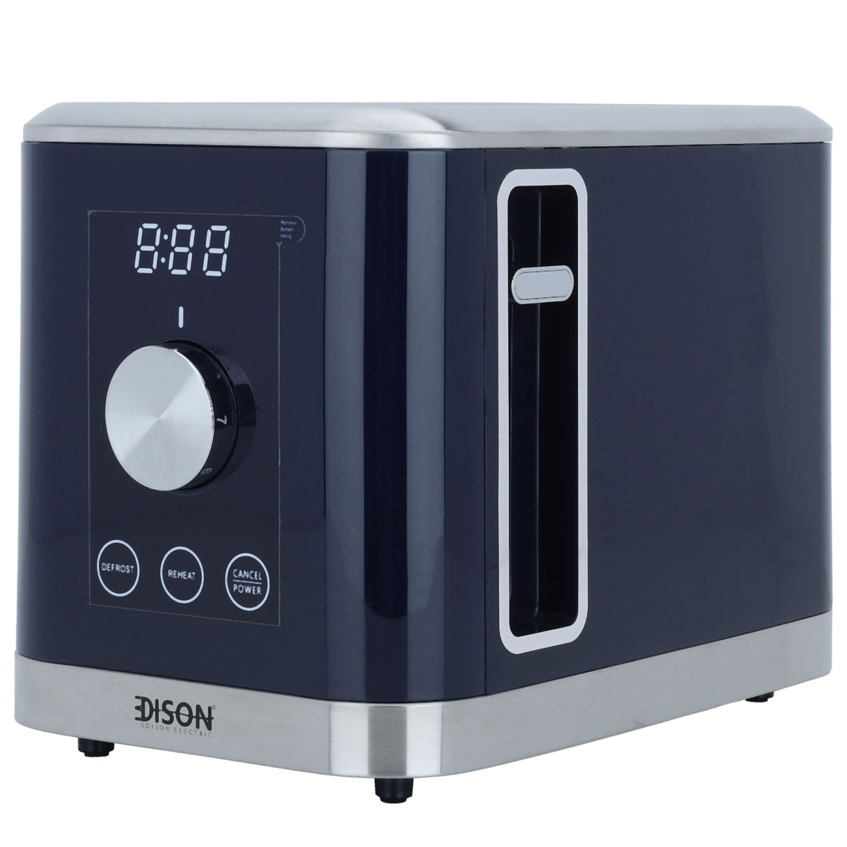 Edison Digital Toaster, 800 Watt, 2 Slices, TA1075-GS Blue - Navy product image 3