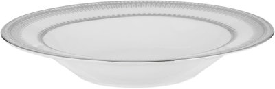 Ridge Porcelain Dinnerware Set, 122 Pieces - White Silver product image 6