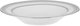 Ridge Porcelain Dinnerware Set, 122 Pieces - White Silver product image 6