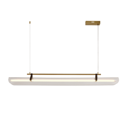 Meshkati modern chandelier, 20 watts, 110 cm, aluminum acrylic-copper product image 1