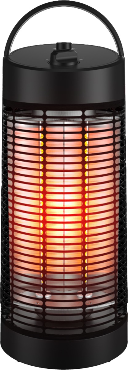 Wixana Electric Heater, 1200 W, 360 Degree Circular Design, Waterproof - Black product image