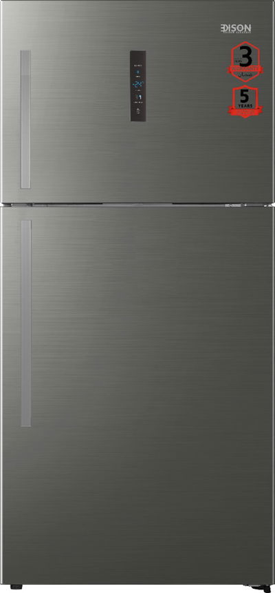 Edison EDIR510INV Refrigerator with Freezer, Inverter, 17.8 cu. ft., 504 L, 2 Doors - Dark Gray product image 1