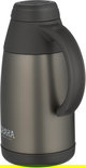 Shaha Thermos, Stainless Steel Inner Container, 0.8 Liter, Self-Service, Push-Button - Dark Gray product image 2