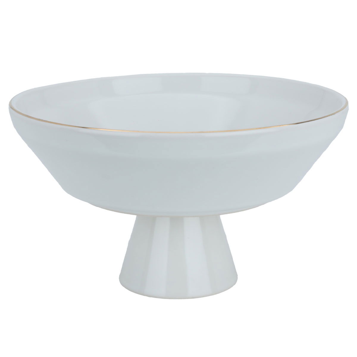 Al Saif Gallery porcelain serving stand, 24 cm, elephant pattern, with base - white product image
