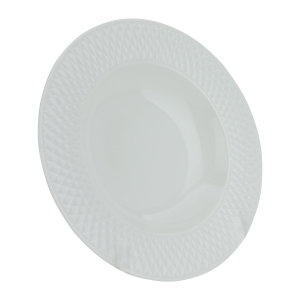 Al Saif Gallery porcelain plate, 23 cm, deep - white product image 2