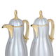 Arwa Al Saif Gallery thermos set, 1 + 1 liter, two pieces, thermal glass inner shell, plastic outer shell - silver product image 3