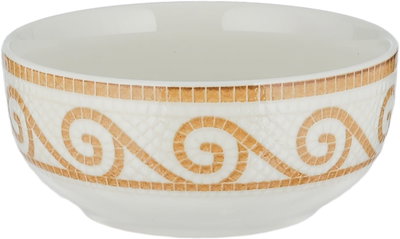 طقم سفرة بورسلان السيف غاليري، 24 قطعة، منقوش - ابيض بيج product image 3