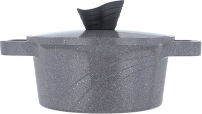 طقم قدور جرانيت تورنادو، 9 قطع - رمادي product image 3