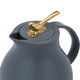 Al Saif Gallery Royal 6 thermos, 950 ml, glass inner container, plastic outer shell - dark gray product image 3