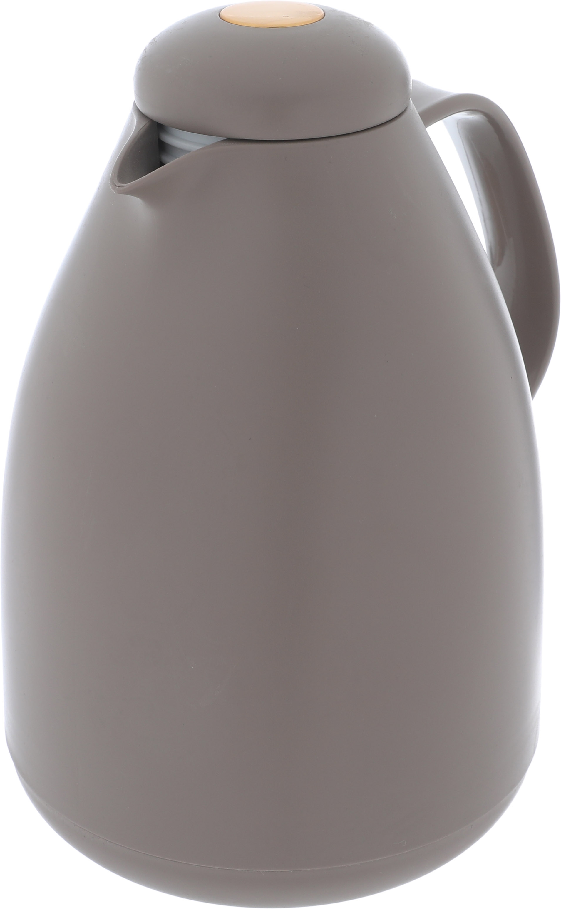 Al Saif Gallery thermos, 1 liter, thermal glass inner container, plastic outer shell - dark beige product image 4