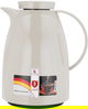 Rhinestone thermos, 1 liter, thermal glass inner container, plastic outer shell - beige product image 1