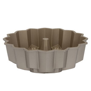 Rocky Aluminum Cake Mold, 24x24x7 cm - Dark Gold product image 2
