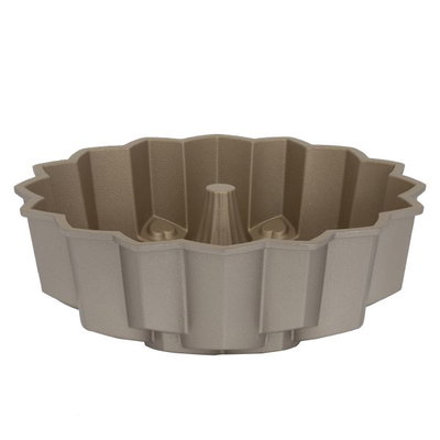 Rocky Aluminum Cake Mold, 24x24x7 cm - Dark Gold product image 2