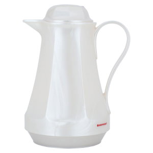 Rotpont thermos, 1 liter, glass inner container, plastic outer shell - white product image 2
