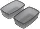 Al Saif Gallery Plastic Storage Box, 700 ml, Rectangular, 2 Pieces - Gray product image 2