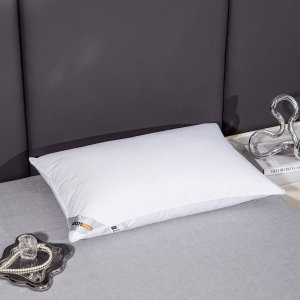 وسادة فندقية قطن سوان، متوسطة السماكة، ريش الإوز الطبيعي، 50×75 سم - الصين product image 2