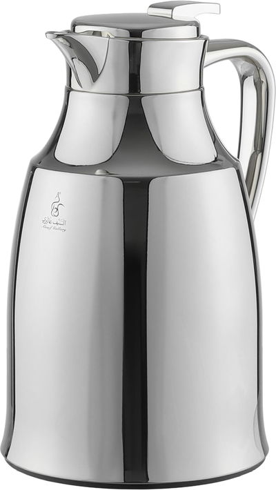 Al Saif Gallery Diriyah Thermos, 1 liter, thermal glass inner container, steel outer shell - silver product image 3