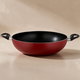 Mr.Cook Deep Teflon Frying Pan, 34 cm, Two Black Handles - Red product image 1