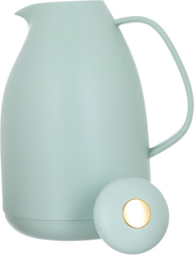 Al Saif Gallery thermos, 1.5 liters, thermal glass inner container, plastic outer shell - light green product image 4