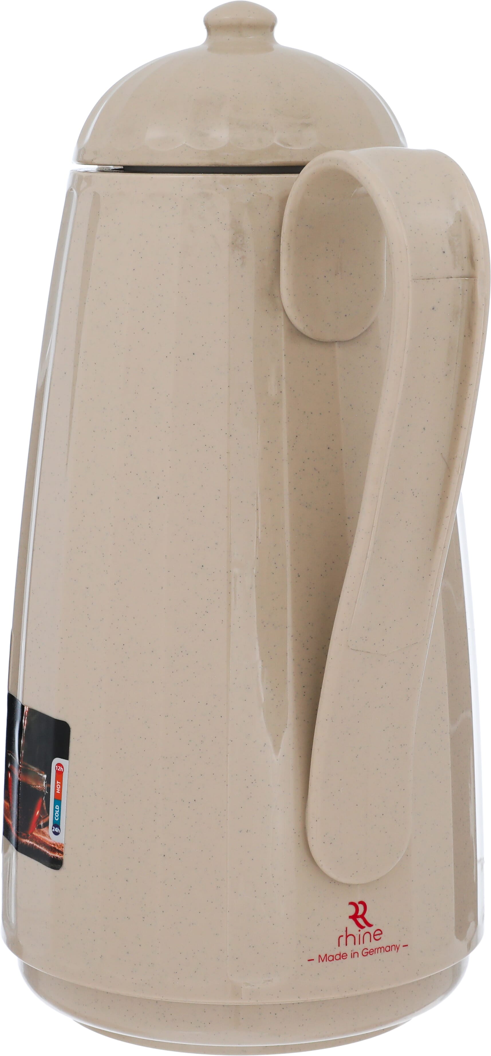Markotic Rhine Thermos, 1 liter, thermal glass inner container, plastic outer shell - light brown product image 2