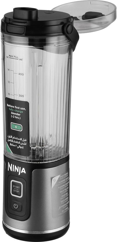 خلاط محمول لاسلكي شارك نينجا، 530 مل، 50 واط، BC151MEBK - رمادي اسود product image 3