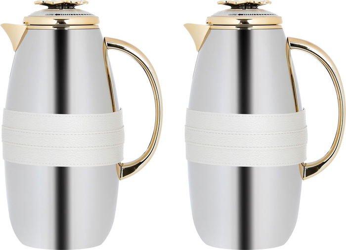 طقم ترامس استيل السيف غاليري فريدة، قطعتين - فضي product image 1