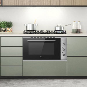 Midea 95M90M1S Built-in Electric Oven, 2500W, 93L, 10 Programs - Silver Black product image 2
