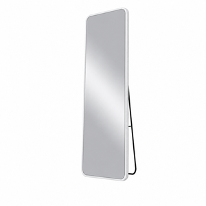 مراية ستاند زجاج، 160×40 سم، ستاند معدن - ابيض product image 2