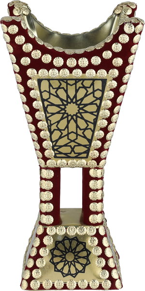 مبخرة باكستاني ستانلس استيل، 14x14x27.5 سم، قاعدة - متعدد الألوان product image