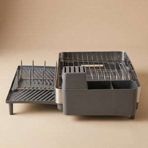 ستاند تجفيف صحون استيل السيف غاليري، 50.5x48.6x22 سم - فضي رمادي product image