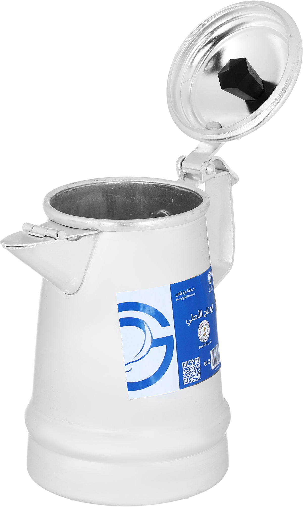 Al Saif Gallery Steel Bucket, 1 Liter, Size 11 - Silver product image 3