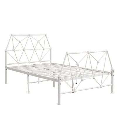 سرير هيكل حديد، 190×70×86 سم - أبيض product image 3