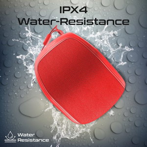 مكبر صوت بروميت، 5 واط، معيارمقاومة للماء IPX4، يدعم البلوتوث - احمر product image 2